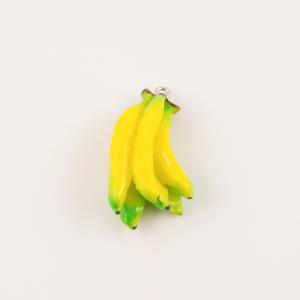 Ακρυλικές Μπανάνες Κίτρινες (3x1cm)