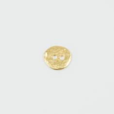 Μεταλλικό Κουμπί Σφυρίλατο Χρυσό 1.8cm