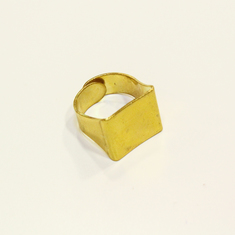 Βάση για Δακτυλίδι Χρυσή (2x2.8cm)