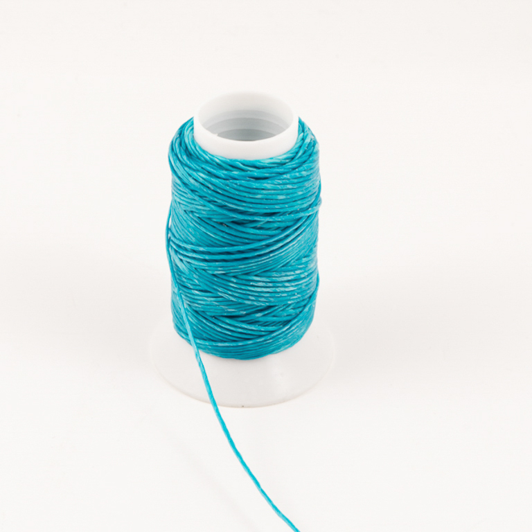Handropolis Waxed Cotton Cord Turquoise 30m
