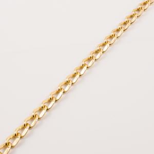 Gold Plated Aluminum Chain (1.5x0.9cm)