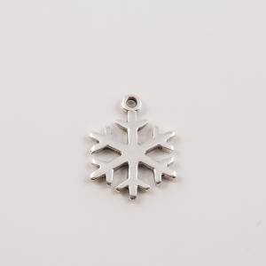 Metal Snowflake Silver (2.4x1.8cm)