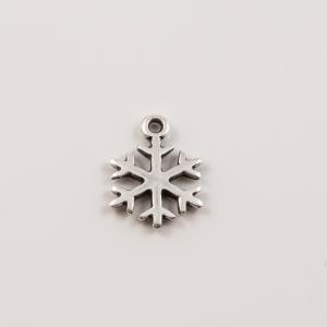 Metal Snowflake Silver (1.9x1.5cm)