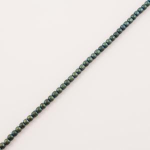 Hematite Round Beads Green 4mm