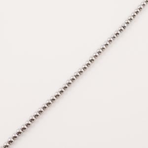 Hematite Beads Silver Metallic