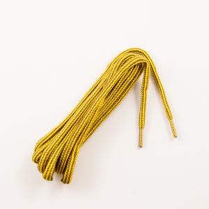 Shoe Laces Yellow Brown 90cm