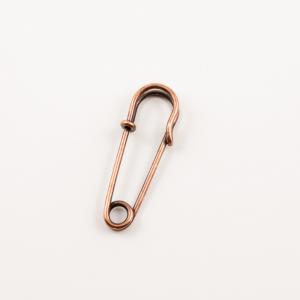 Metal Safety Pin Copper (5.1x1.8cm)