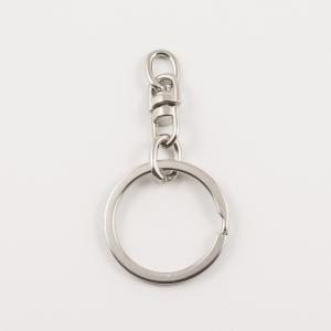 Key Chain Hoop with Chain (3cm)