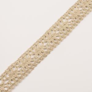 Knitted Lace Gray 2.5cm