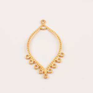Gold Plated Item Outline (4.6x2.5cm)