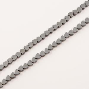 Hematite "Heart" Beads 4mm