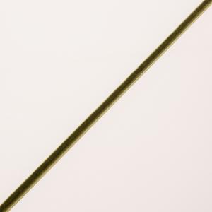 Βελούδινη Κορδέλα Λαδί (7mm)