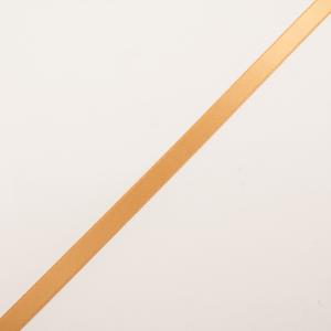 Satin Ribbon Gold Single Sided 1cm