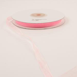 Organza Ribbon Pink (7mm)