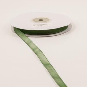 Organza Ribbon Cypress Green (7mm)