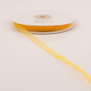 Organza Ribbon Saffron (7mm)