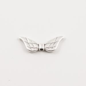 Angel Wings Silver (3x1.1cm)