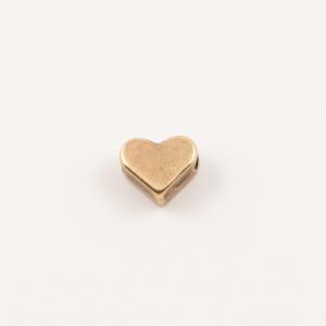 Metal Passed Heart Bronze (6mm)