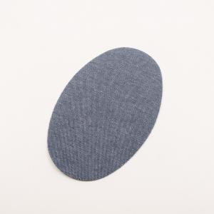 Fusible Patch Gray-Light Blue Jean