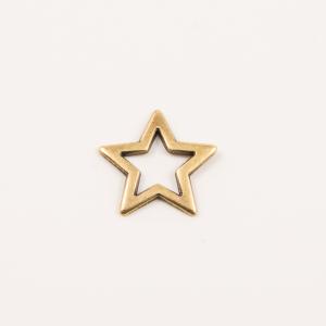 Star Outline Bronze (1.9x1.9cm)
