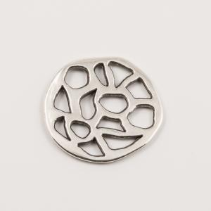 Perforated Item Silver (3cm)