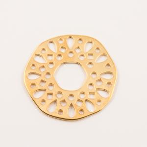 Gold Plated Perforated Item (5cm)