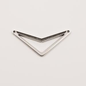 Metal Arrow Silver (5.8x4cm)