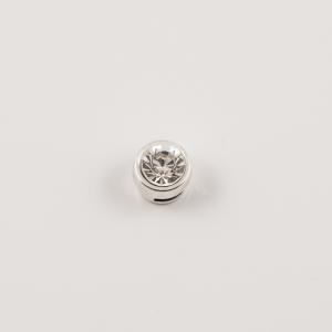 Silver Item Bezel White (1cm)