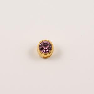 Gold Plated Item Bezel Pink (1cm)