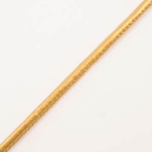 Leatherette Cord Gold 7mm