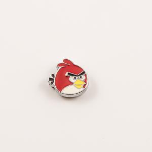 Angry Bird Red Enamel (1.4x1.3cm)