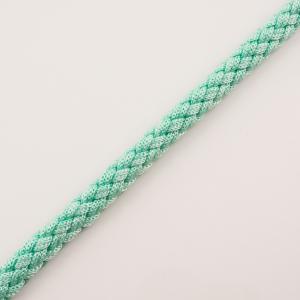 Knitted Cord Seafoam Green 12mm