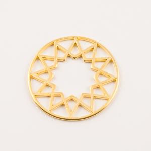 Gold Plated Item Sun (4cm)