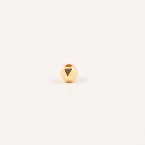 Gold Plated Metal Polygonal Marble