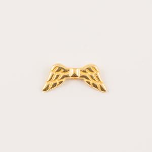 Gold Plated Angel Wings (1.9x0.8cm)