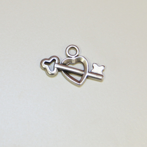 Καρδιά με Κλειδί (1x3.2cm)