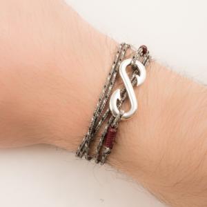Bracelet Waxed Linen Cord "S"