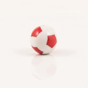 Χάντρα Μπάλα Ποδοσφαίρου Κόκκινη 2cm