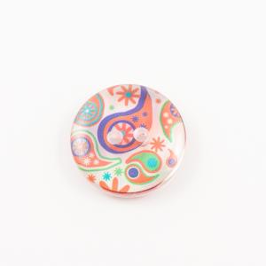 Acrylic Button "Drops" (2.8cm)