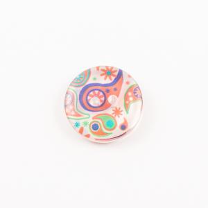 Acrylic Button "Drops" (2cm)