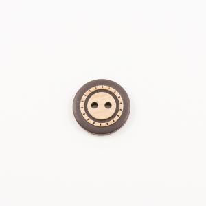 Acrylic Button Brown-Beige 1.8cm