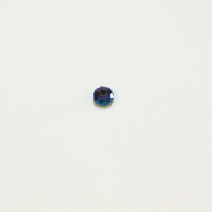 Πολυγωνική Χάντρα Μπλε (6mm)