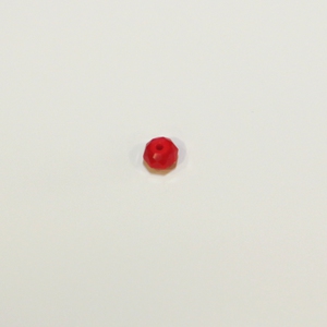Polygonal Bead Red (6mm)