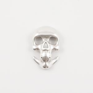 Metal Skull Silver (3.1x2cm)