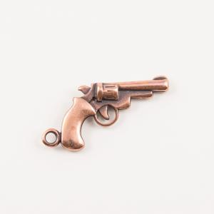 Metal Pistol Copper (2.9x1.5cm)