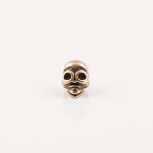 Metal Skull Bronze 0.9x0.7cm