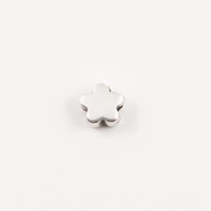 Metal Flower Silver 6x6mm