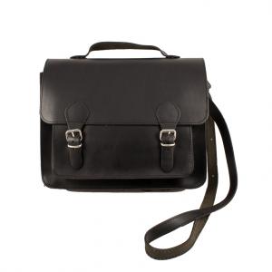 Leather Bag Black (29x23.5cm)