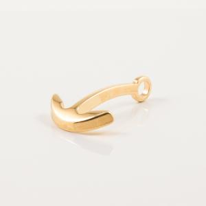 Gold Plated Metal Anchor (3.7x2.4cm)