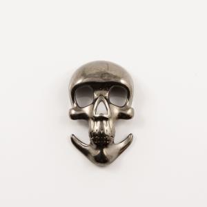 Skull Black Nickel (3.1x2cm)